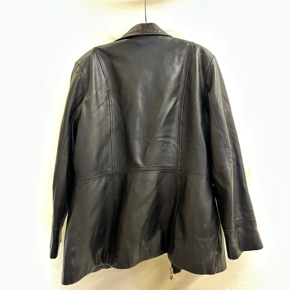 Wilson Leather Moto Jacket – Black Genuine Leather (Women’s Medium) - Picture 8 of 12